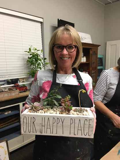 5/6 Paint and Plant Succulent Class 6pm