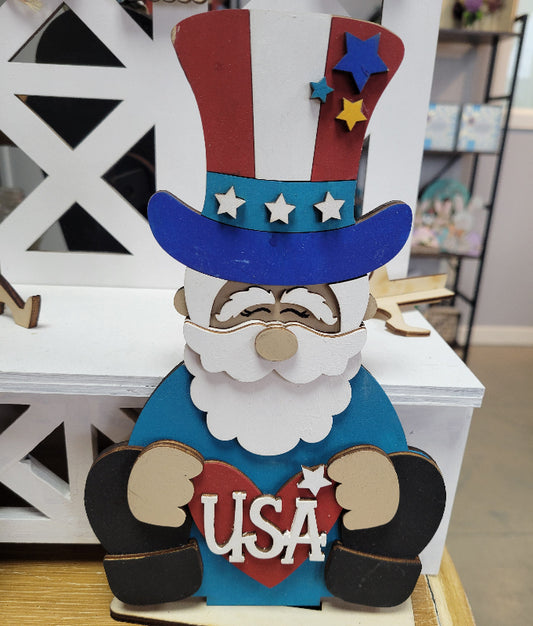 Sitting Uncle Sam