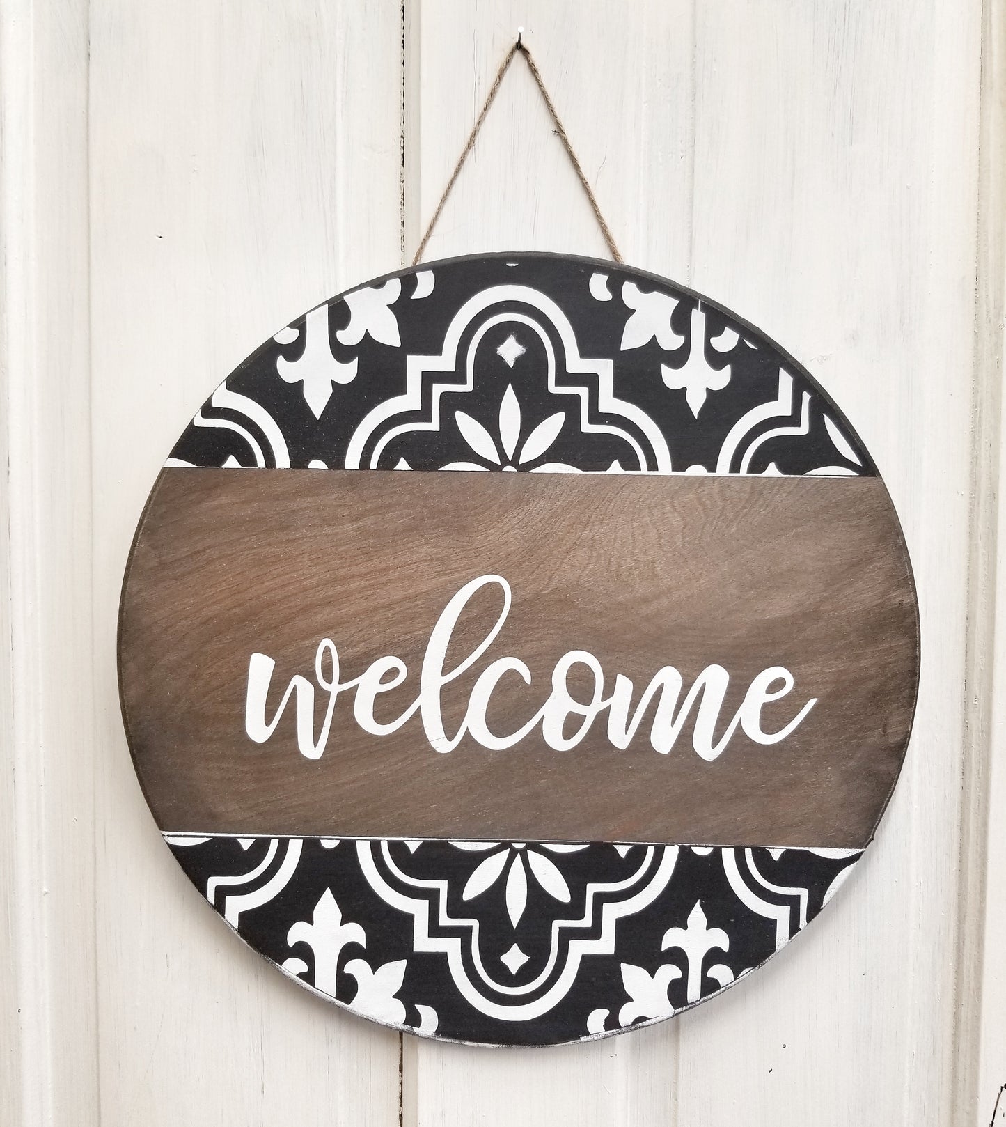 Mosaic Welcome Doorhanger