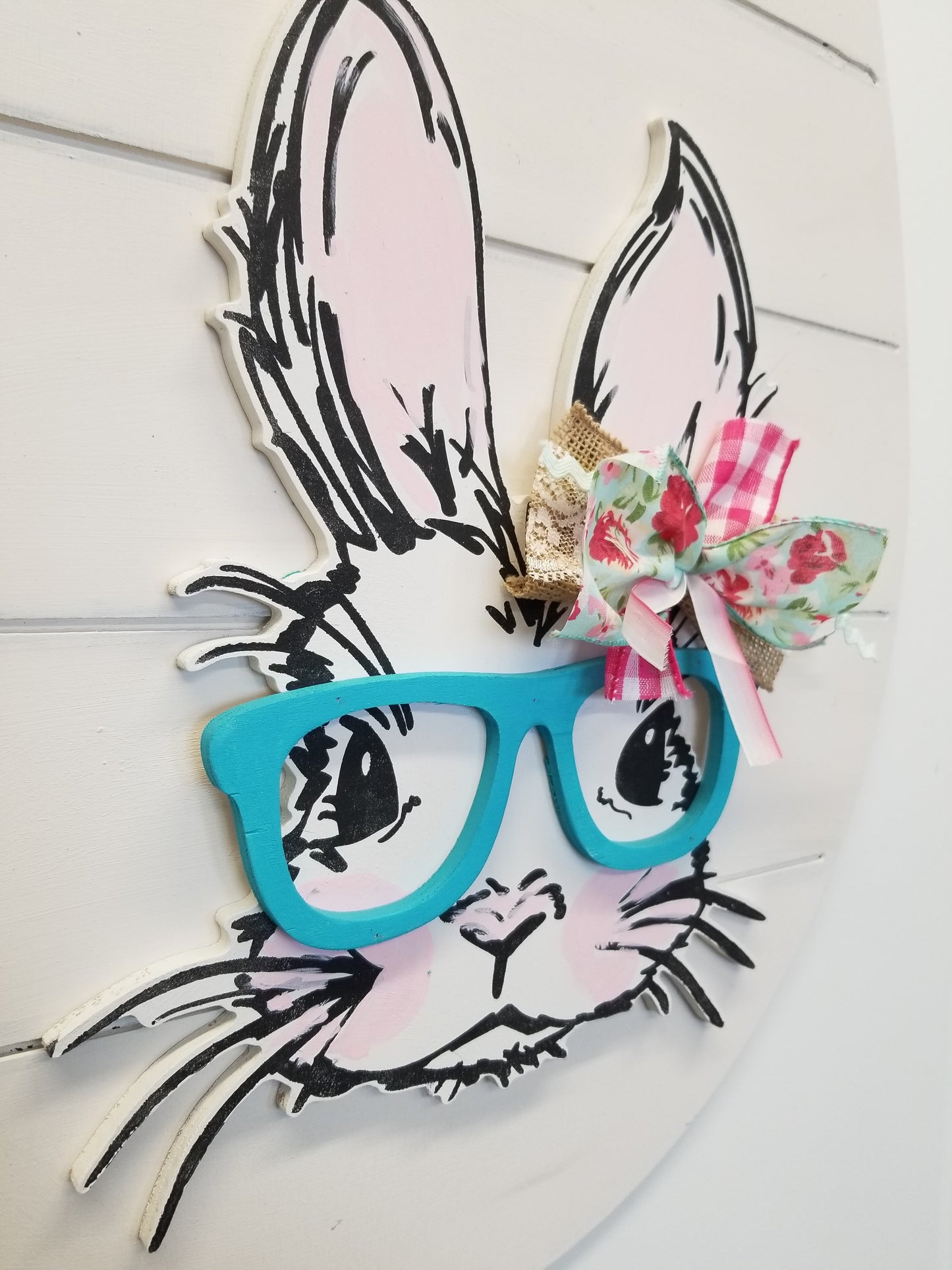 Hello Bunny Door Hanger