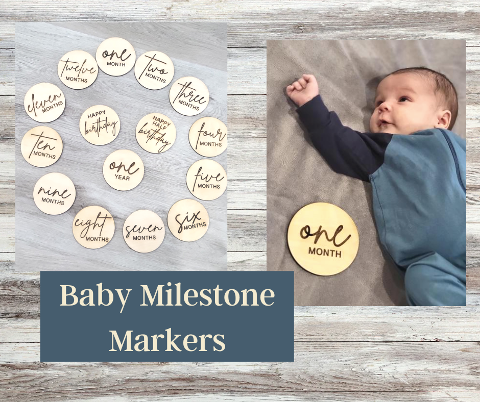 Baby Monthly Milestone Markers