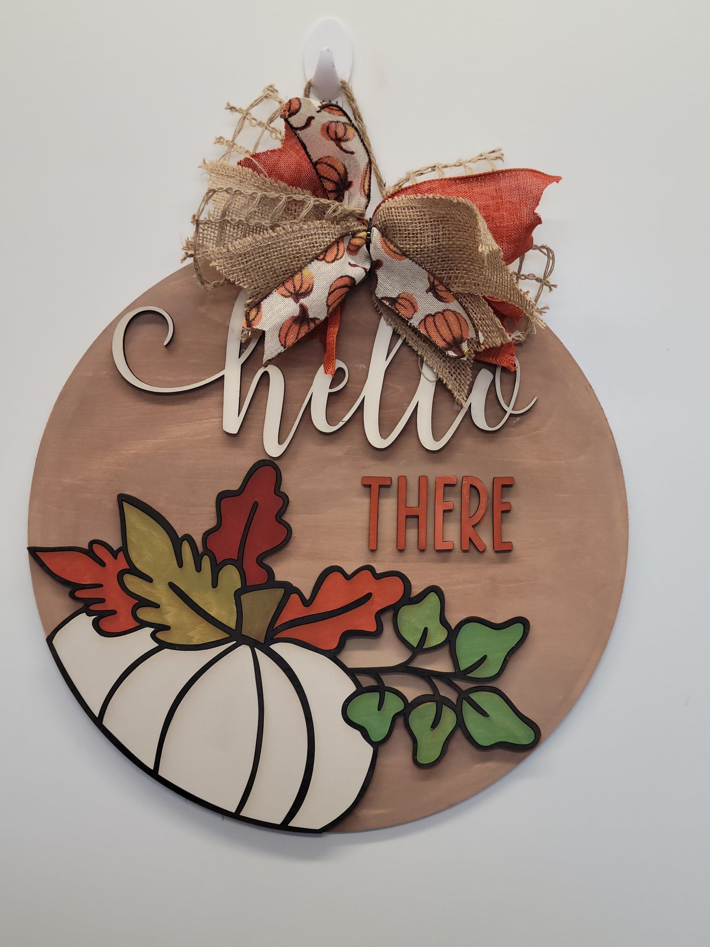 Hello There Pumpkin Doorhanger