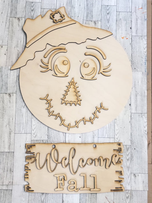 Scarecrow Doorhanger blank