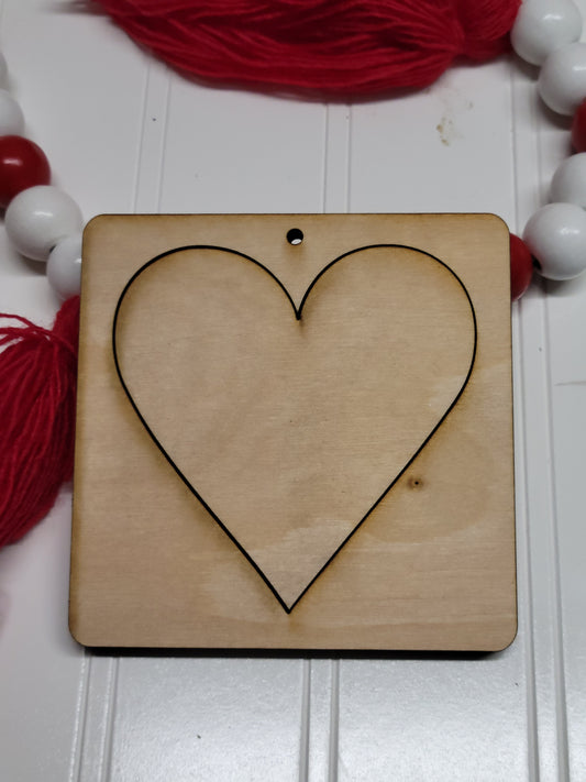 Hanging Heart Frame