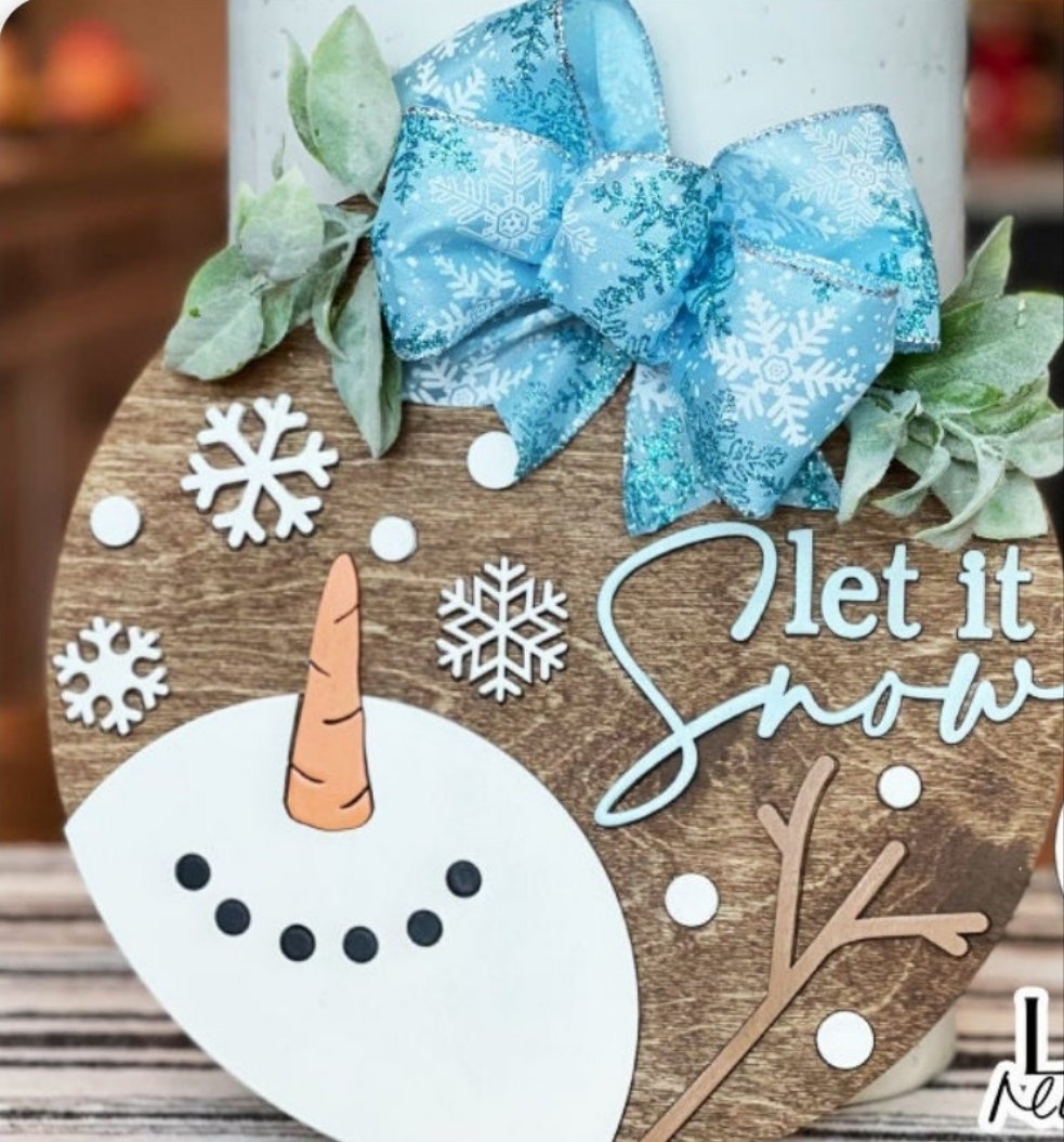 Let it Snow Doorhanger